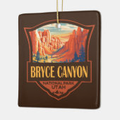 Bryce Canyon Nationalpark Travel Art Vintag Keramikornament (Links)