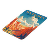 Bryce Canyon Nationalpark Travel Art Vintag Magnet (Linke Seite)