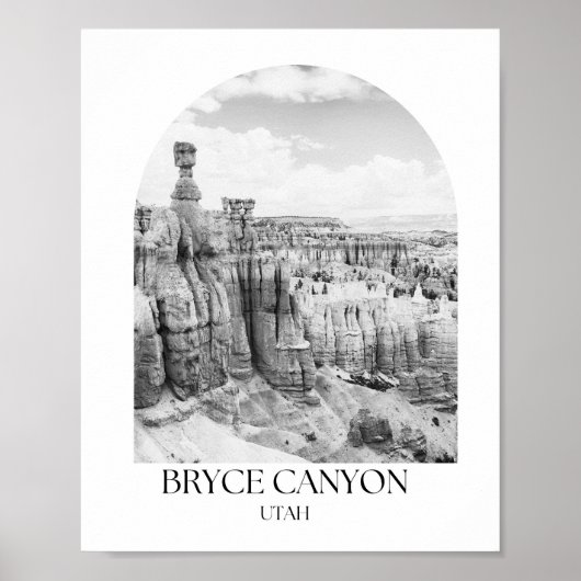 Bryce Canyon Nationalpark Utah Arch Foto Print Poster (Vorne)
