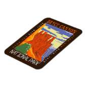 Bryce Canyon Nationalpark Utah Distressed Magnet (Linke Seite)