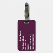 Bryce Canyon Nationalpark Utah Gepäckanhänger (Rückseite vertikal)