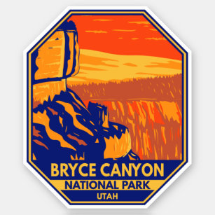 Bryce Canyon Nationalpark Utah Inspiration Point Aufkleber