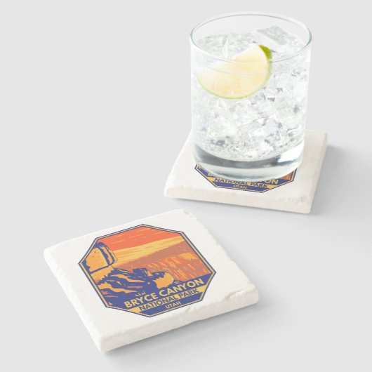 Bryce Canyon Nationalpark Utah Inspiration Point Steinuntersetzer (Seitenansicht)