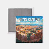 Bryce Canyon Nationalpark Utah Magnet (Vorderseite/Rückseite)