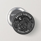 Bryce Canyon Nationalpark Utah Monoline Button (Vorne & Hinten)