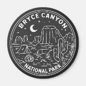 Bryce Canyon Nationalpark Utah Monoline Magnet (Vorne)