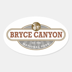 Bryce Canyon Nationalpark Utah Ovaler Aufkleber