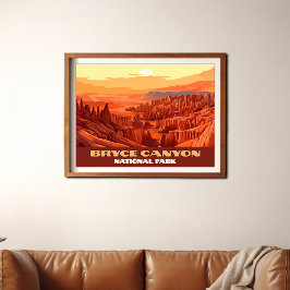 Bryce Canyon Nationalpark Utah Poster
