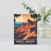 Bryce Canyon, Nationalpark, Utah, Reisen Postkarte (Stehend Vorderseite)