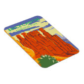 Bryce Canyon Nationalpark Utah Vintag Magnet (Rechte Seite)