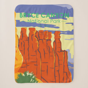 Bryce Canyon Nationalpark Utah Vintage Sherpadecke