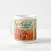 Bryce Canyon Nationalpark Vintage Kaffeetasse (Vorderseite Links)