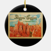 Bryce Canyon Nationalpark Vintage Keramik Ornament (Hinten)