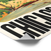Bryce Canyon Nationalpark Vintage Poster (Ecke)