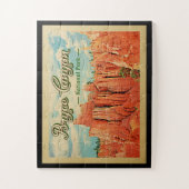 Bryce Canyon Nationalpark Vintage Puzzle (Vertikal)