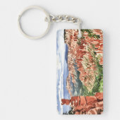 Bryce Canyon Nationalpark Watercolor Schlüsselanhänger (Vorderseite)