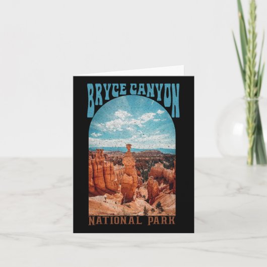 Bryce Canyon Nationalparkplatz Karte (Vorderseite)