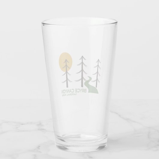 Bryce Canyon Nationalparkroute Glas (Rückseite)