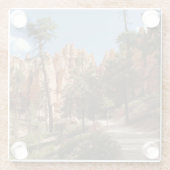 Bryce Canyon Nationalparkroute Glasuntersetzer (Rückseite)