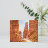 Bryce Canyon Nationalparkroute Postkarte (Stehend Vorderseite)