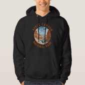 Bryce Canyon Nationalparkweg Distressed Circle Hoodie (Vorderseite)