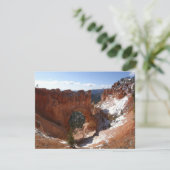 Bryce Canyon Natural Bridge Snowy Landscape Foto (Stehend Vorderseite)