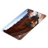 Bryce Canyon Natural Bridge Snowy Landscape Foto Magnet (Linke Seite)