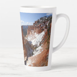 Bryce Canyon Natural Bridge Snowy Landscape Foto Milchtasse
