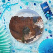 Bryce Canyon Natural Bridge Snowy Landscape Foto Pappteller (Party)