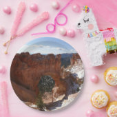 Bryce Canyon Natural Bridge Snowy Landscape Foto Pappteller (Party)