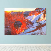 Bryce-Canyon-Naturbogen Leinwanddruck (Insitu (Holzboden))