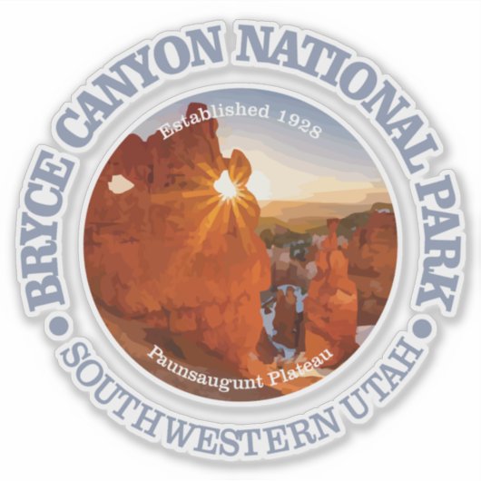 Bryce Canyon NP Aufkleber (Vorderseite)