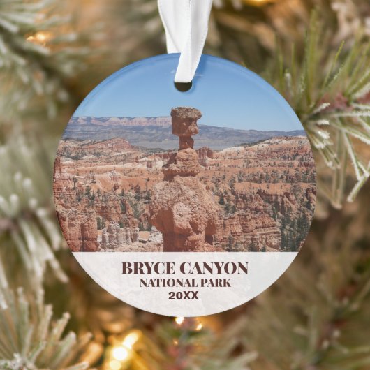 Bryce Canyon Ornament - Persönliches Jahr (Baum)