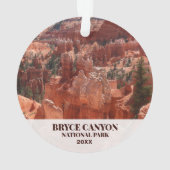 Bryce Canyon Ornament - Persönliches Jahr (Rückseite)