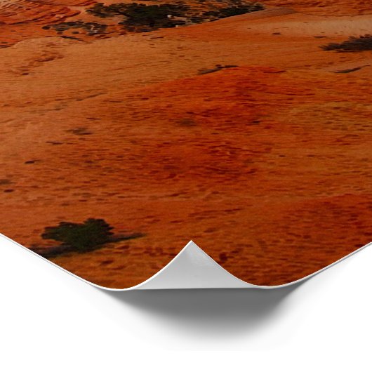 Bryce Canyon Overlook, Utah Poster (Ecke)