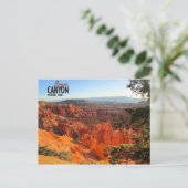 Bryce Canyon Postcard Feiertagspostkarte (Stehend Vorderseite)