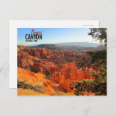 Bryce Canyon Postcard Feiertagspostkarte (Vorne/Hinten)