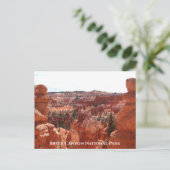 Bryce Canyon Postcard Postkarte (Stehend Vorderseite)