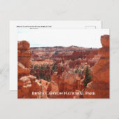Bryce Canyon Postcard Postkarte (Vorne/Hinten)