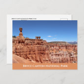 Bryce Canyon Postcard Postkarte (Vorne/Hinten)