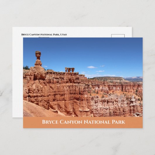Bryce Canyon Postcard Postkarte (Vorne/Hinten)