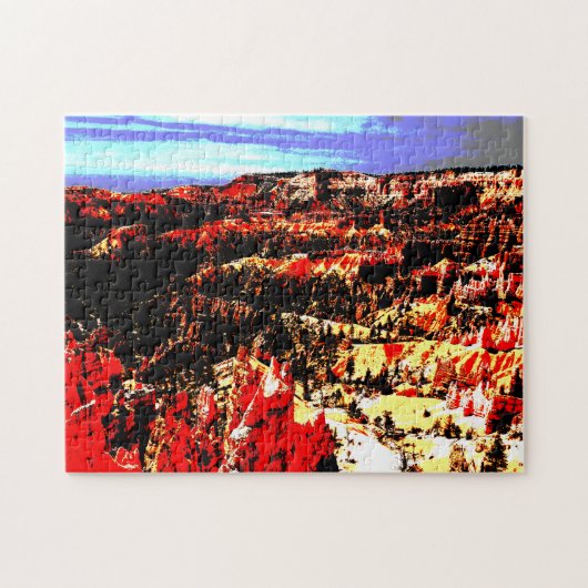Bryce Canyon Posterization Amphitheater Puzzle (Horizontal)