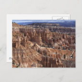 Bryce Canyon Postkarte (Vorne/Hinten)
