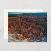 Bryce Canyon Postkarte (Vorne/Hinten)