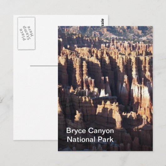 Bryce Canyon Postkarte (Vorne/Hinten)