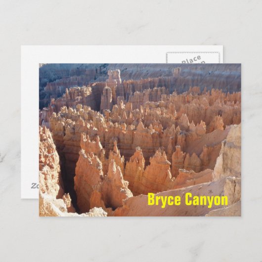 Bryce Canyon Postkarte (Vorne/Hinten)