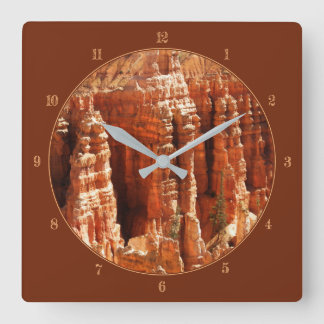 Bryce Canyon Quadratische Wanduhr