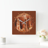 Bryce Canyon Quadratische Wanduhr (Zuhause)