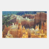 Bryce Canyon Rechteckiger Aufkleber (Vorderseite)