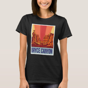 Bryce Canyon Retro Nationalpark Souvenir Utah Roc T-Shirt